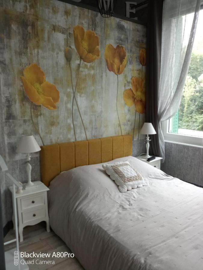 Studio Malou avec cuisine toute équipée et terrasse aménagée Olliergues Extérieur photo