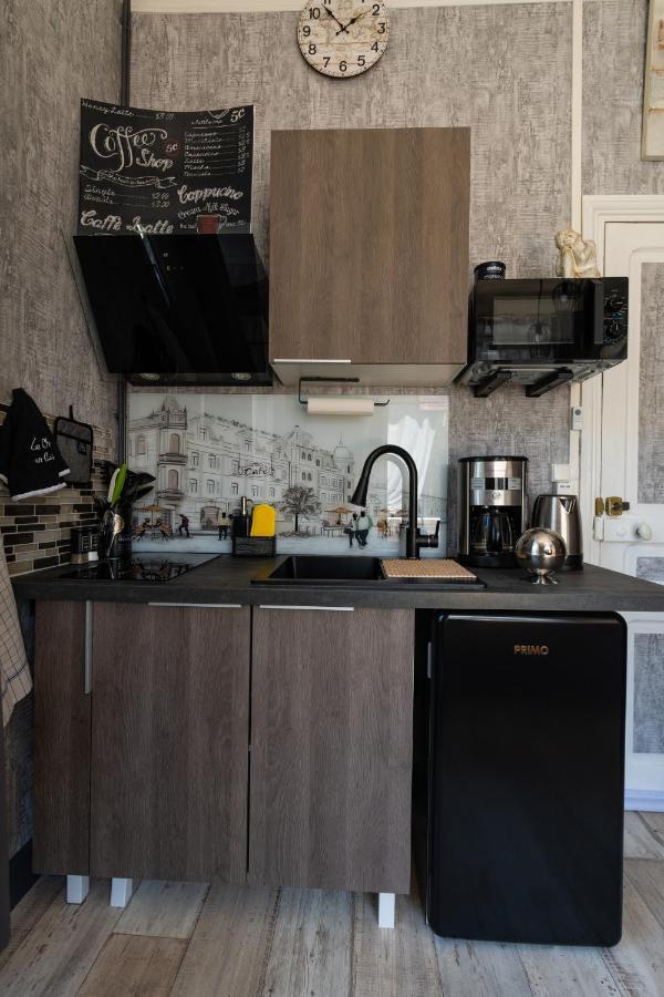 Studio Malou avec cuisine toute équipée et terrasse aménagée Olliergues Extérieur photo